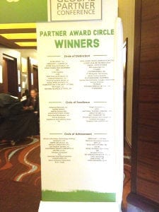 Partner Award Circle Winners Banner