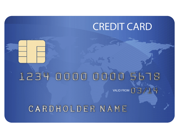 Credit card with Chip and Pin/EMV