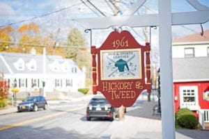 1961 Hickory & Tweed Sign