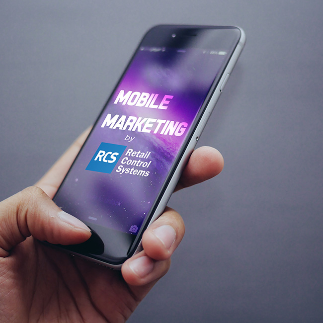 Cell phone with mobile marketing by RCS