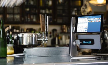 Bar with Revel Point of Sale machine