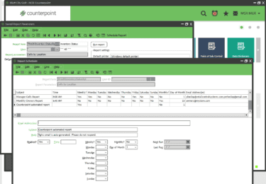 Report Scheduler Screenshot