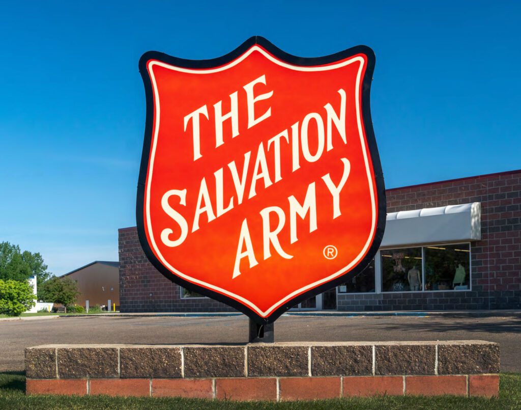 Salvation Army sign