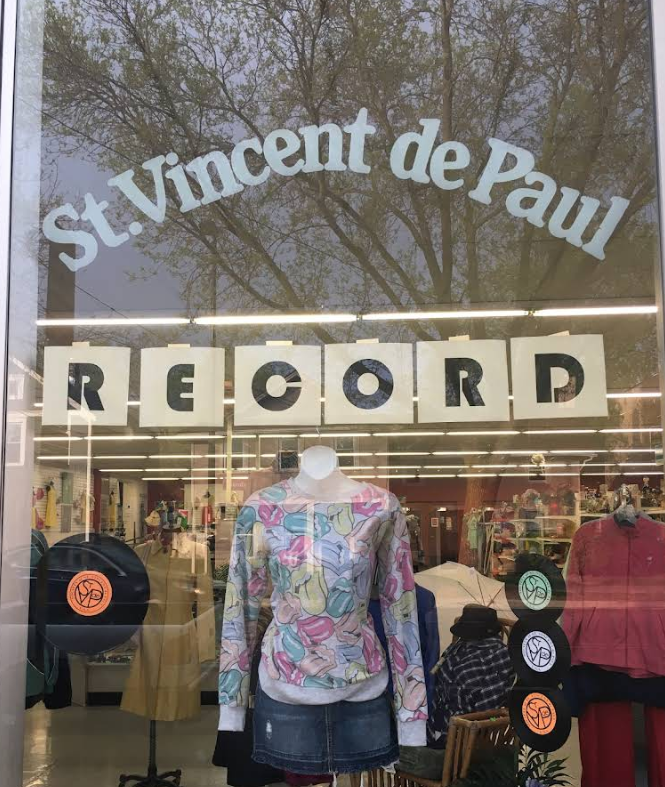 Saint Vincent DePaul Thrift Store Window